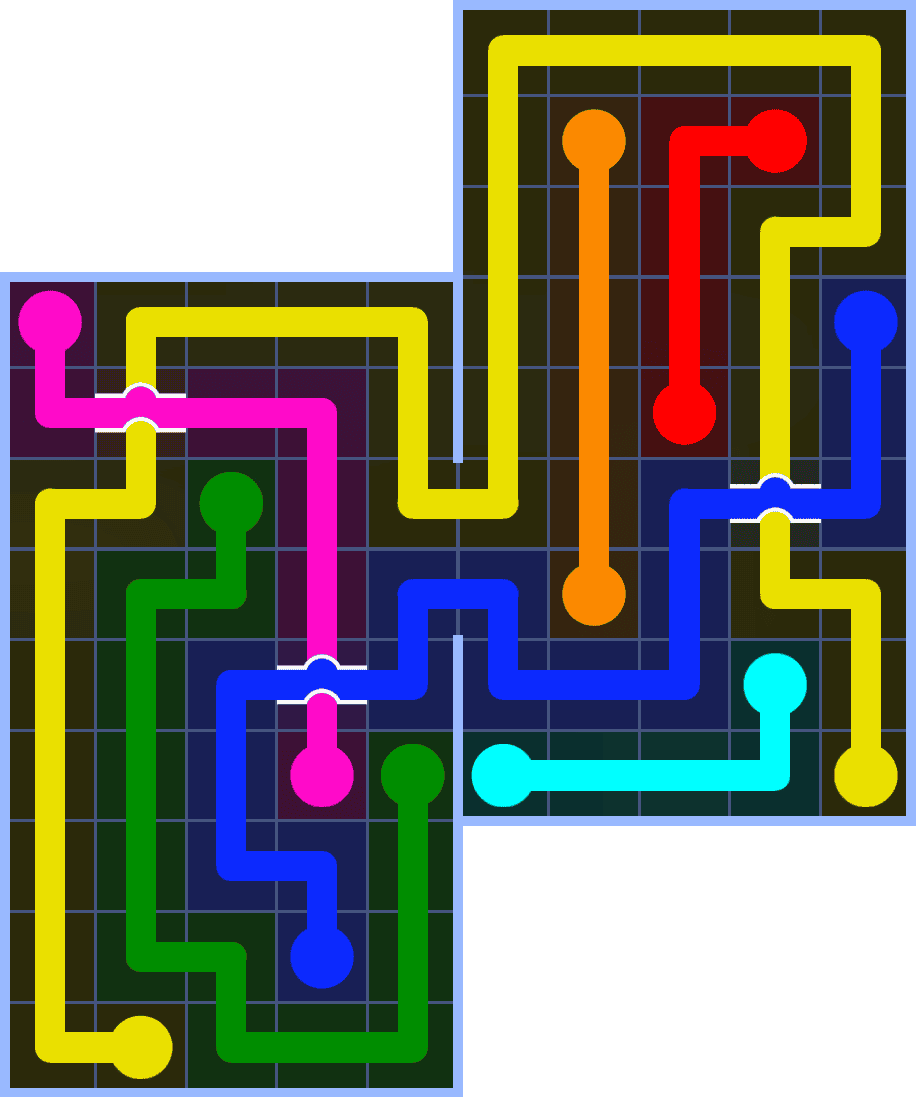 Flow Free 7184 Solution