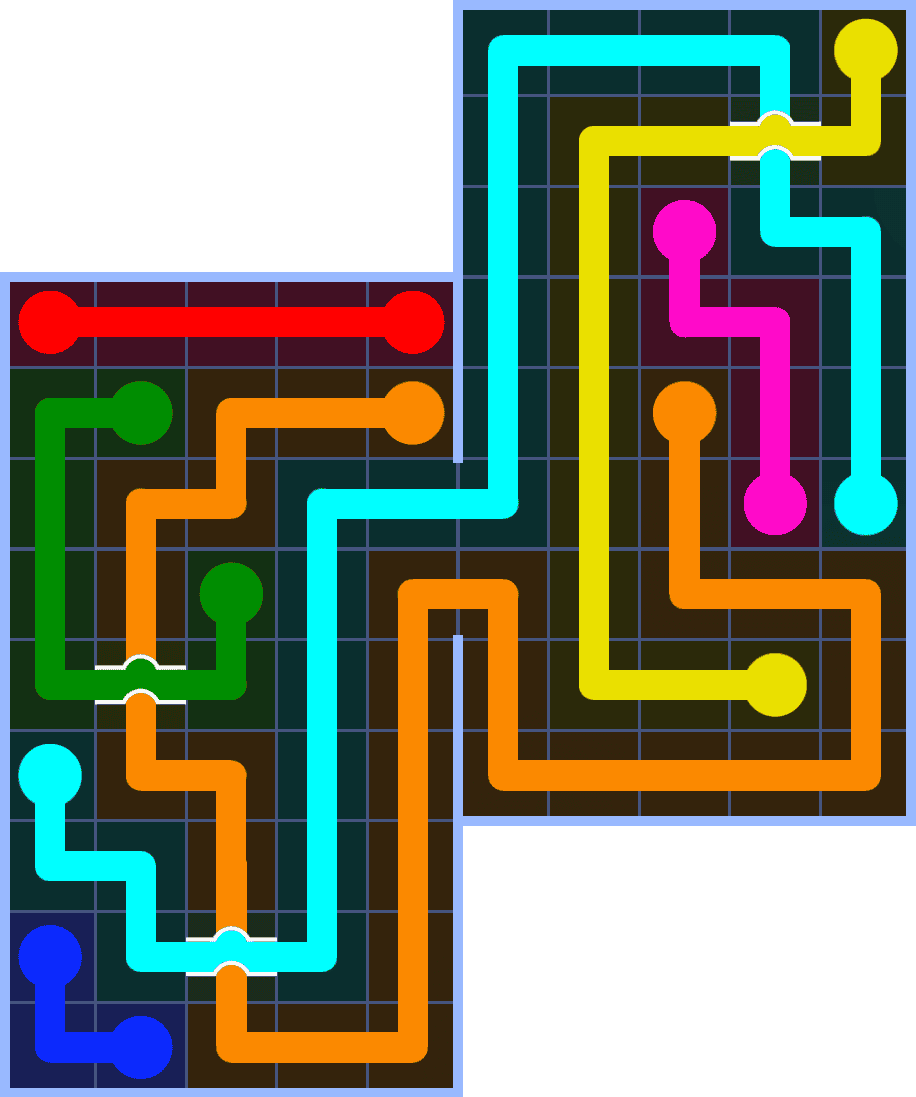 Flow Free 7199 Solution