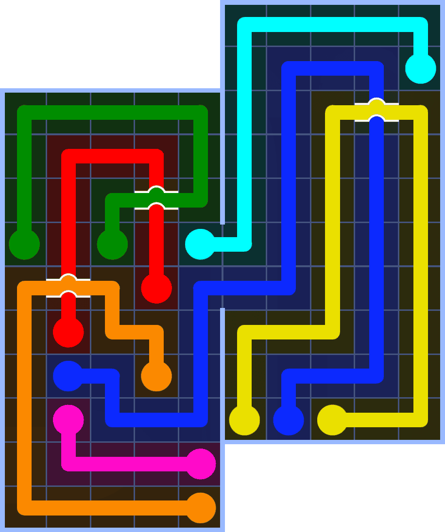Flow Free 7203 Solution