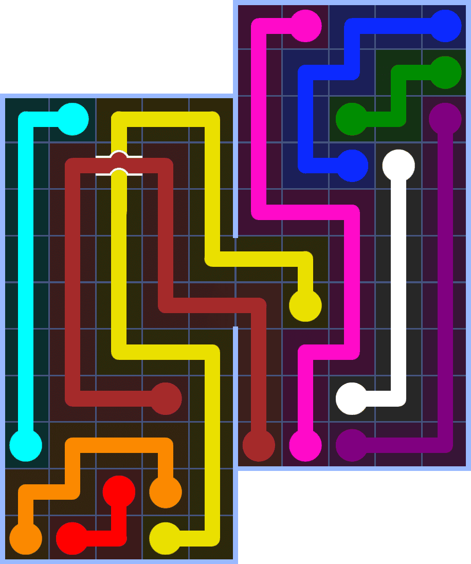 Flow Free 7213 Solution