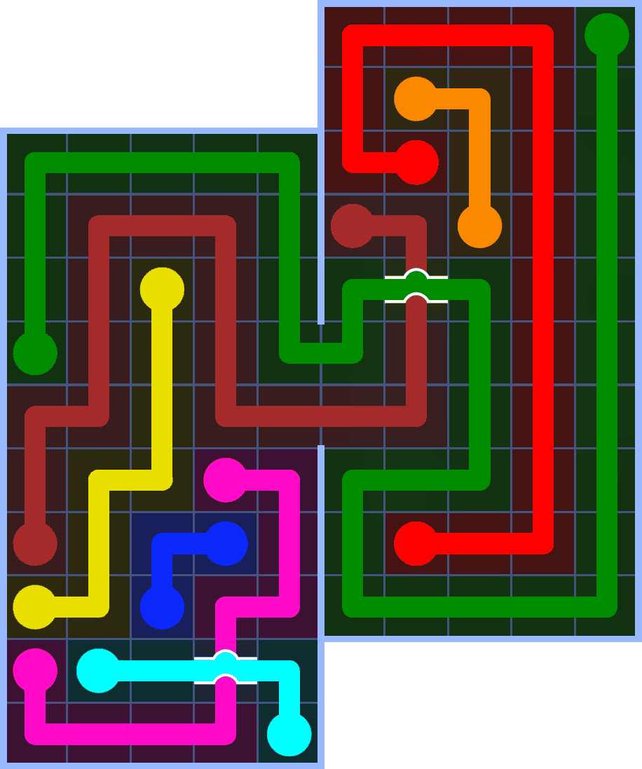 Flow Free 7217 Solution