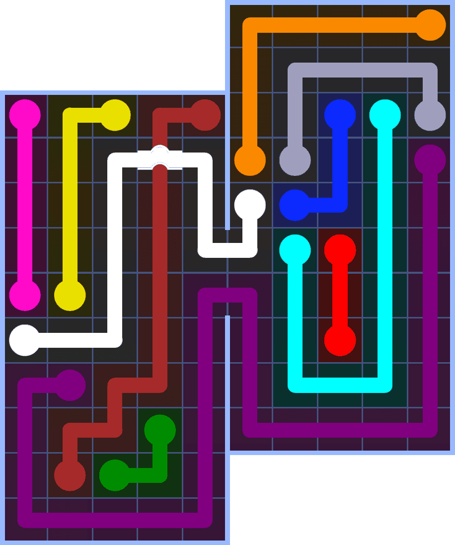 Flow Free 7219 Solution