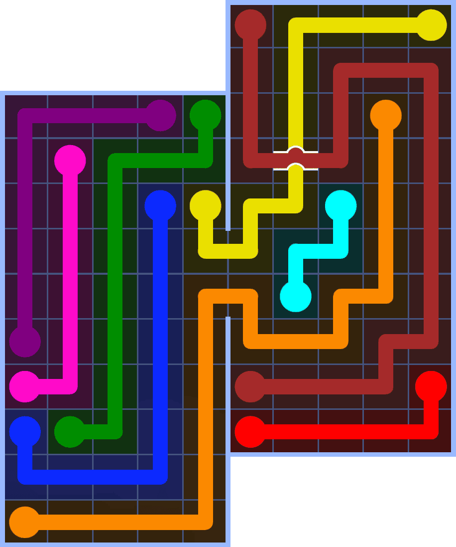 Flow Free 7222 Solution