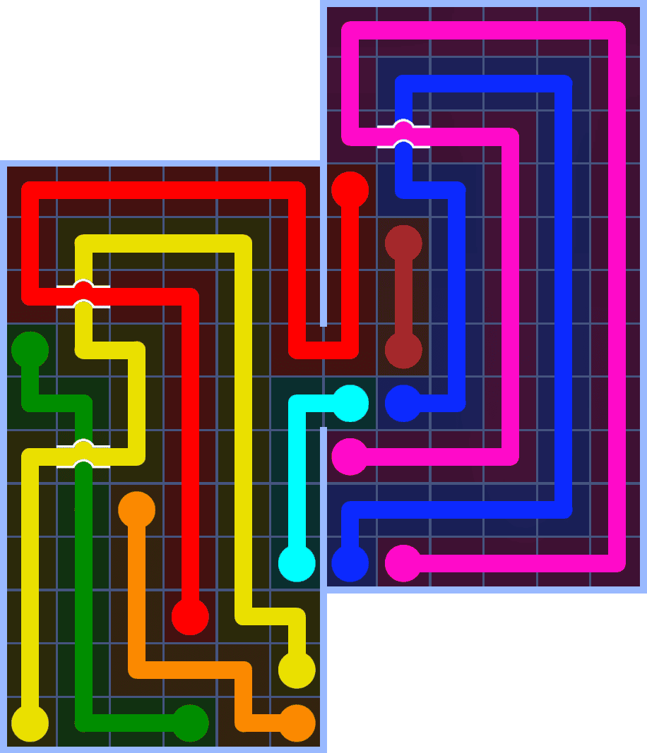 Flow Free 7245 Solution