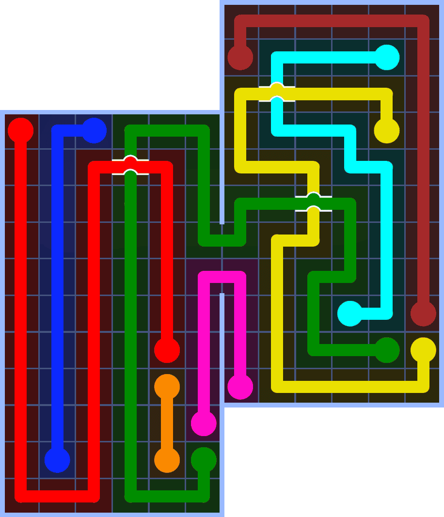 Flow Free 7247 Solution