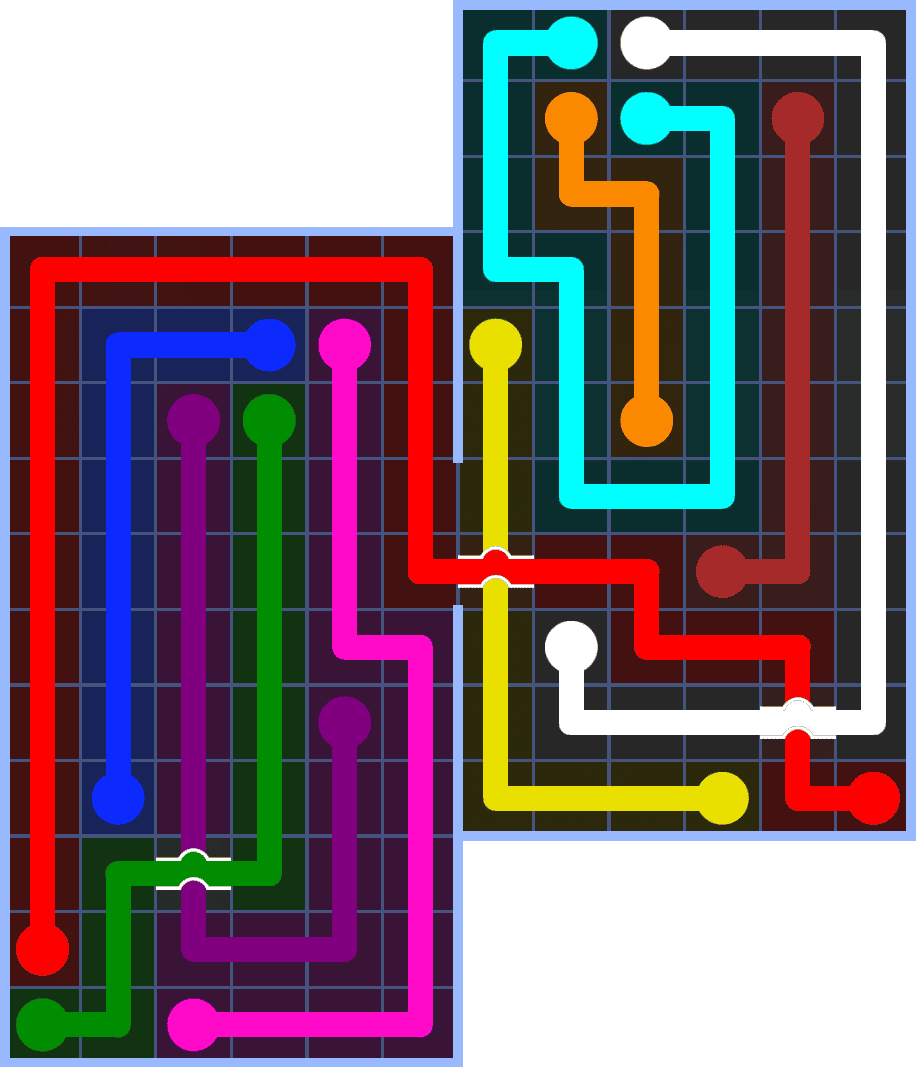 Flow Free 7249 Solution