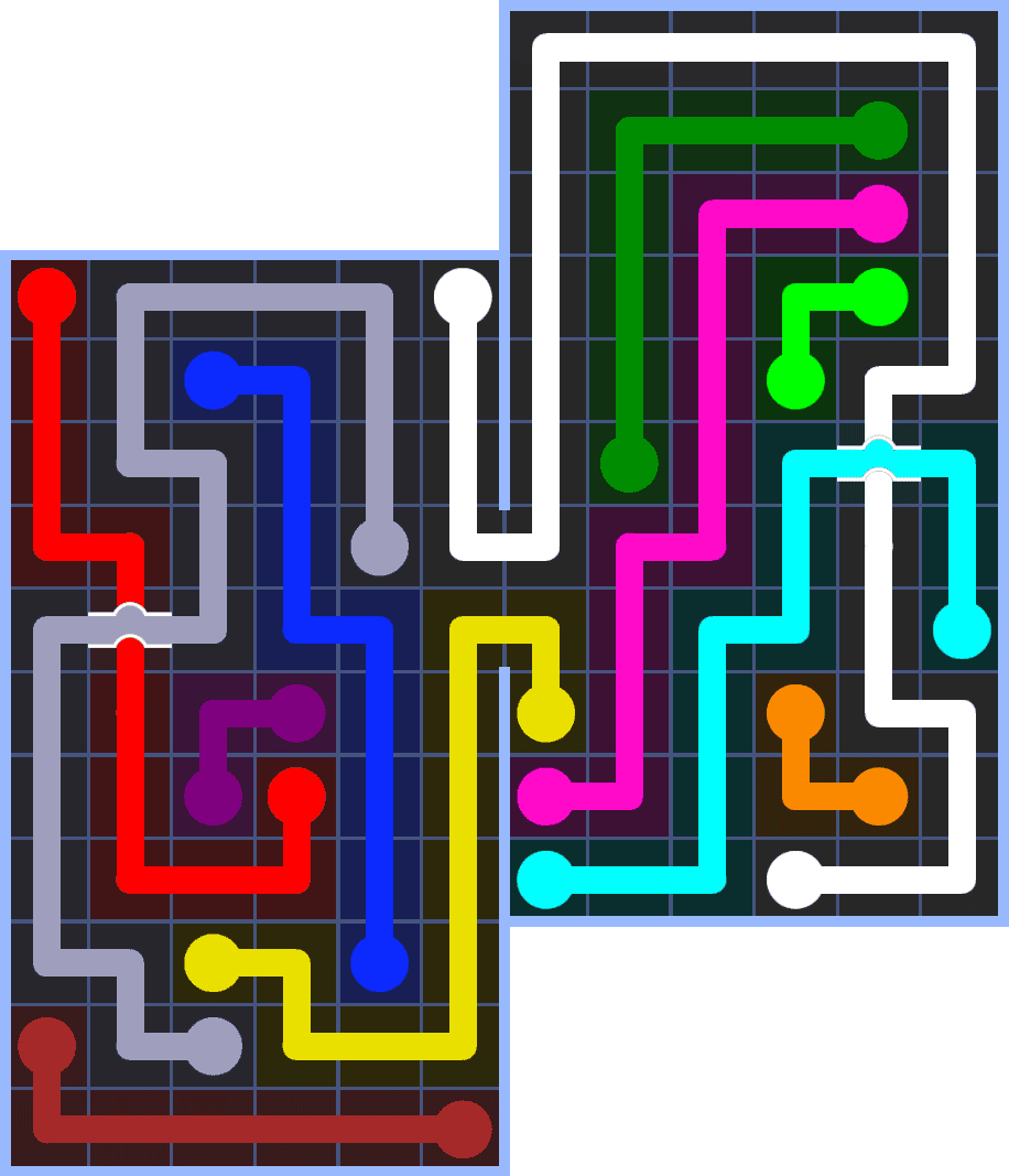 Flow Free 7251 Solution