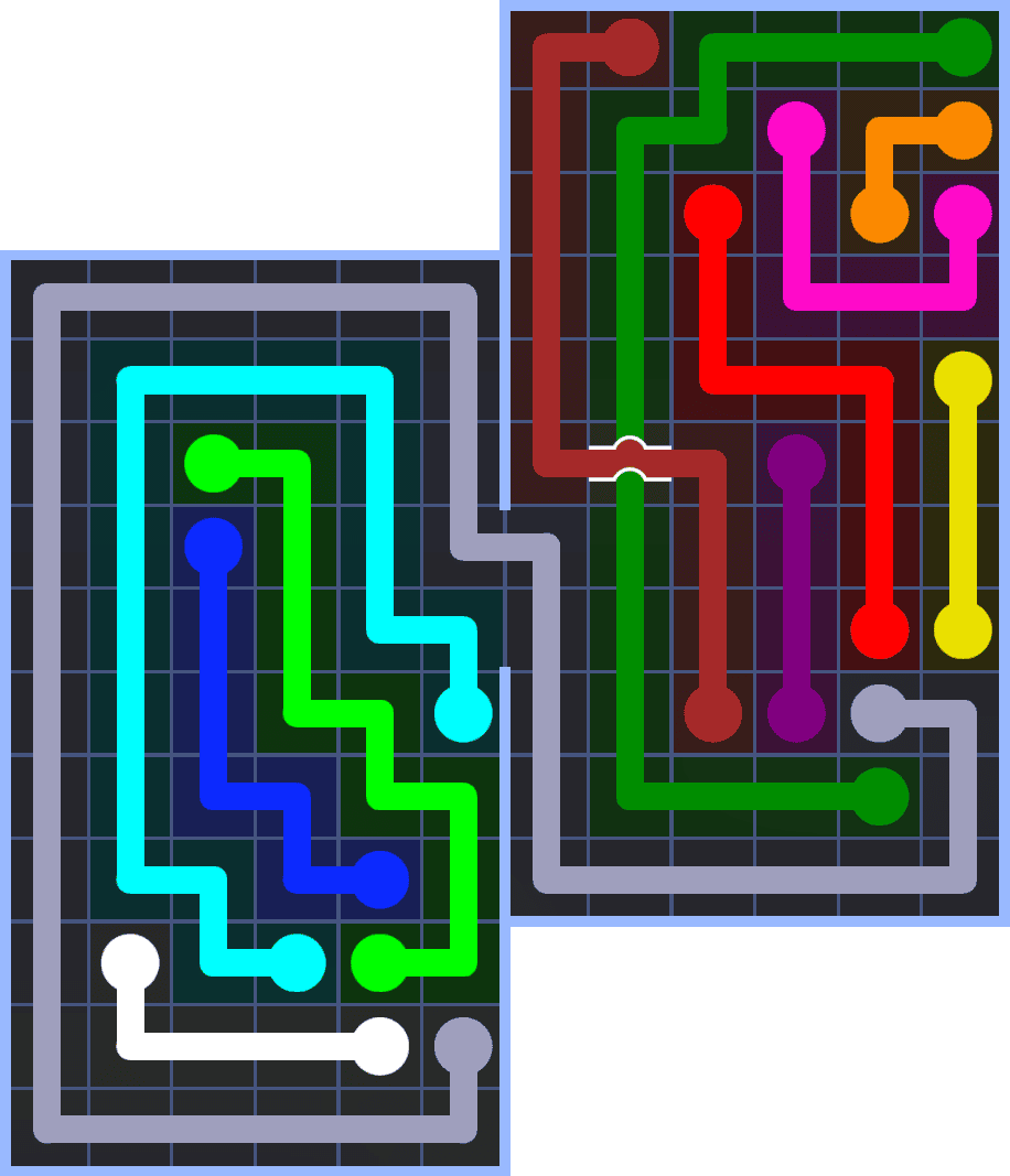 Flow Free 7252 Solution