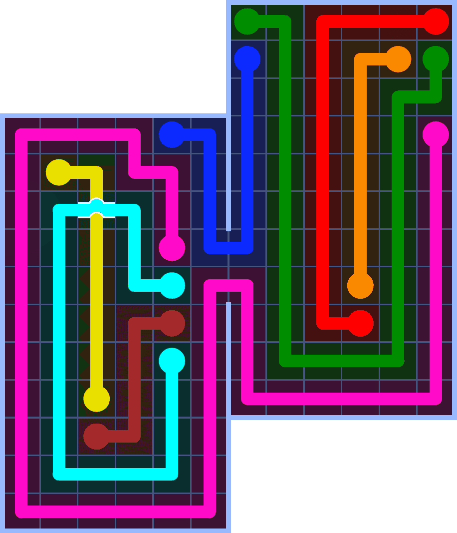 Flow Free 7255 Solution