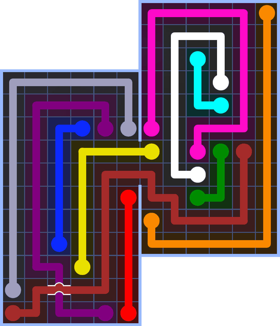 Flow Free 7231 Solution