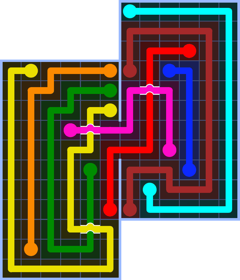 Flow Free 7233 Solution