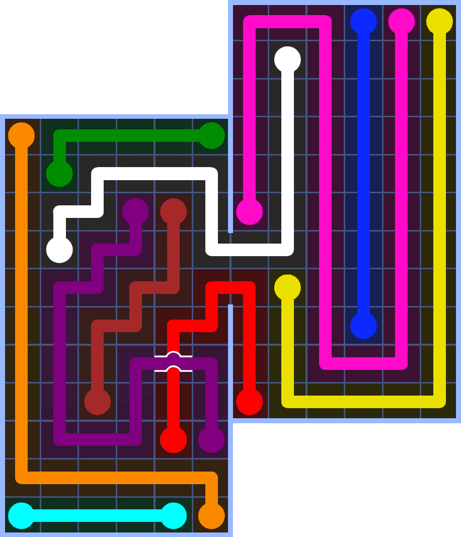 Flow Free 7234 Solution