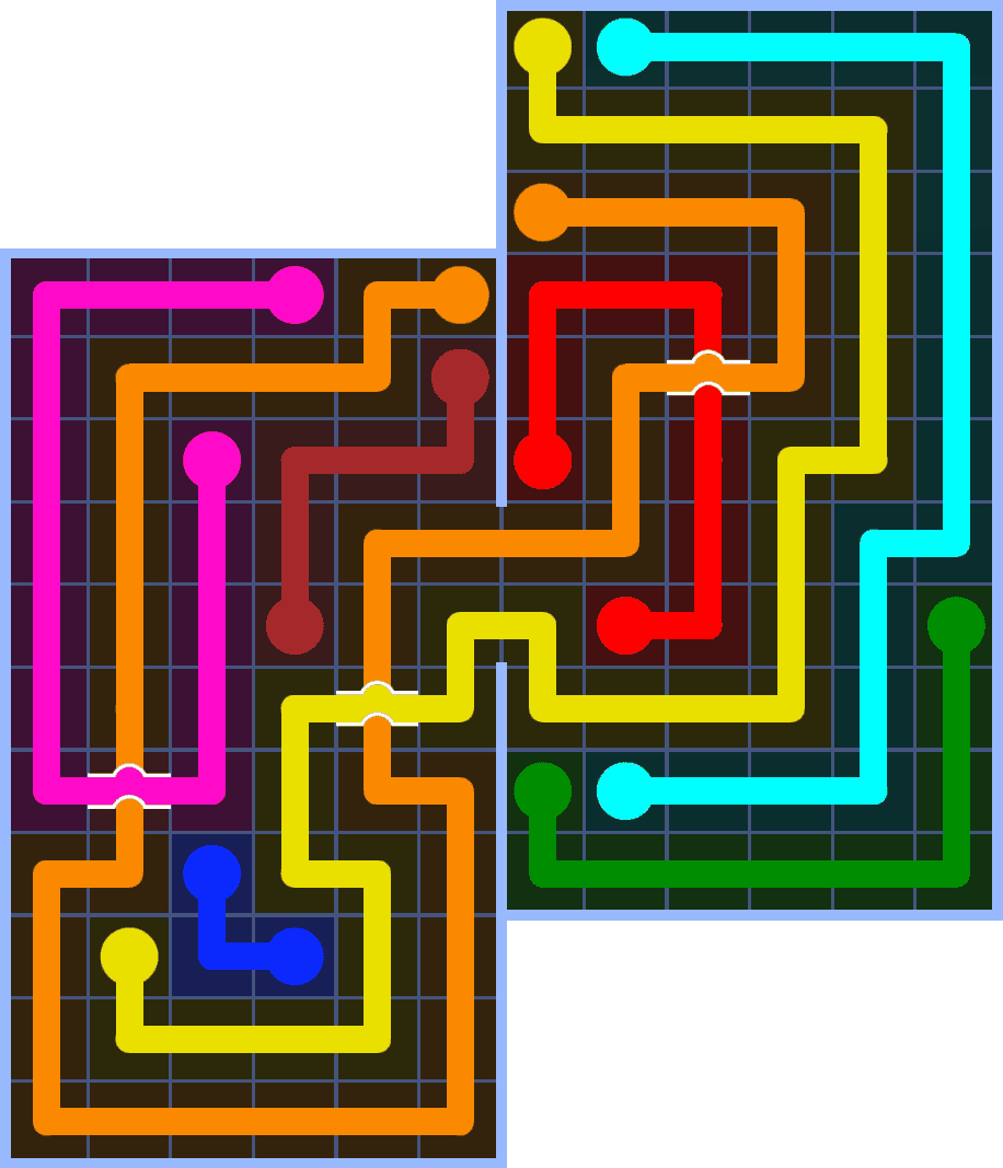 Flow Free 7235 Solution