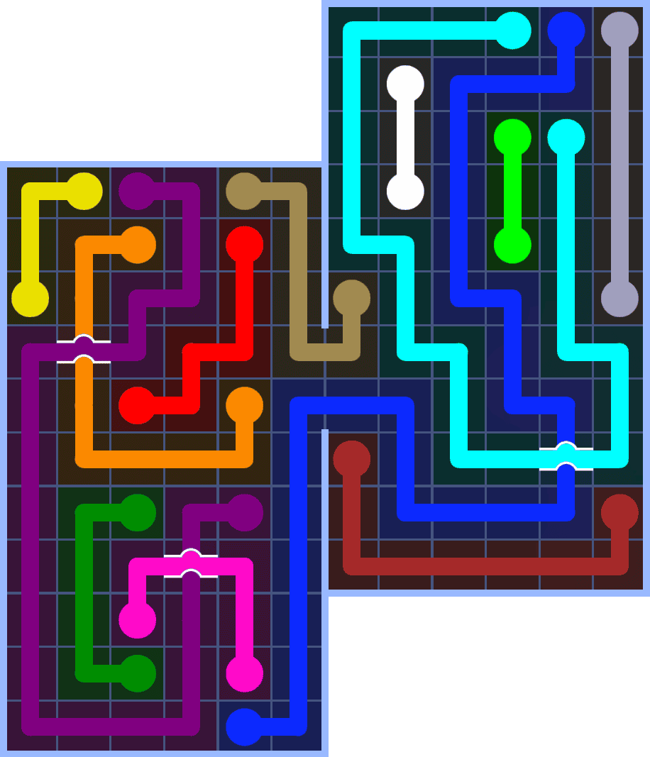 Flow Free 7239 Solution