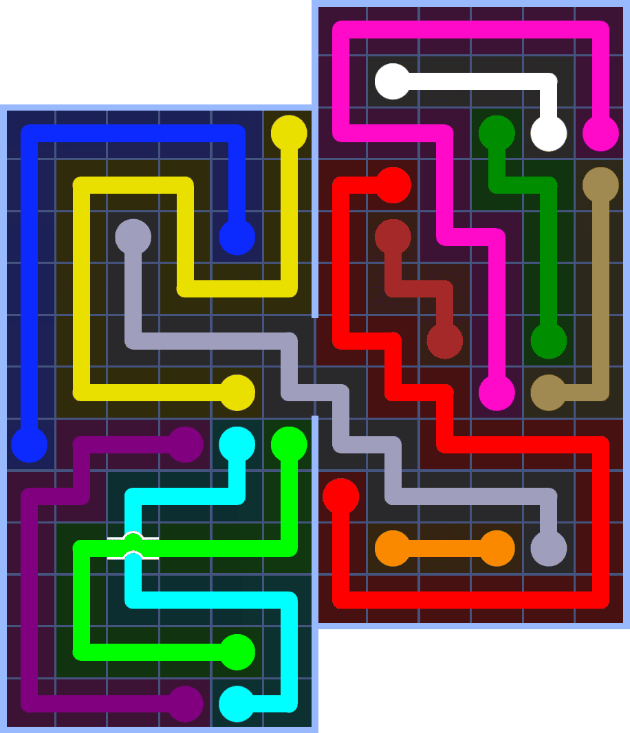 Flow Free 7263 Solution