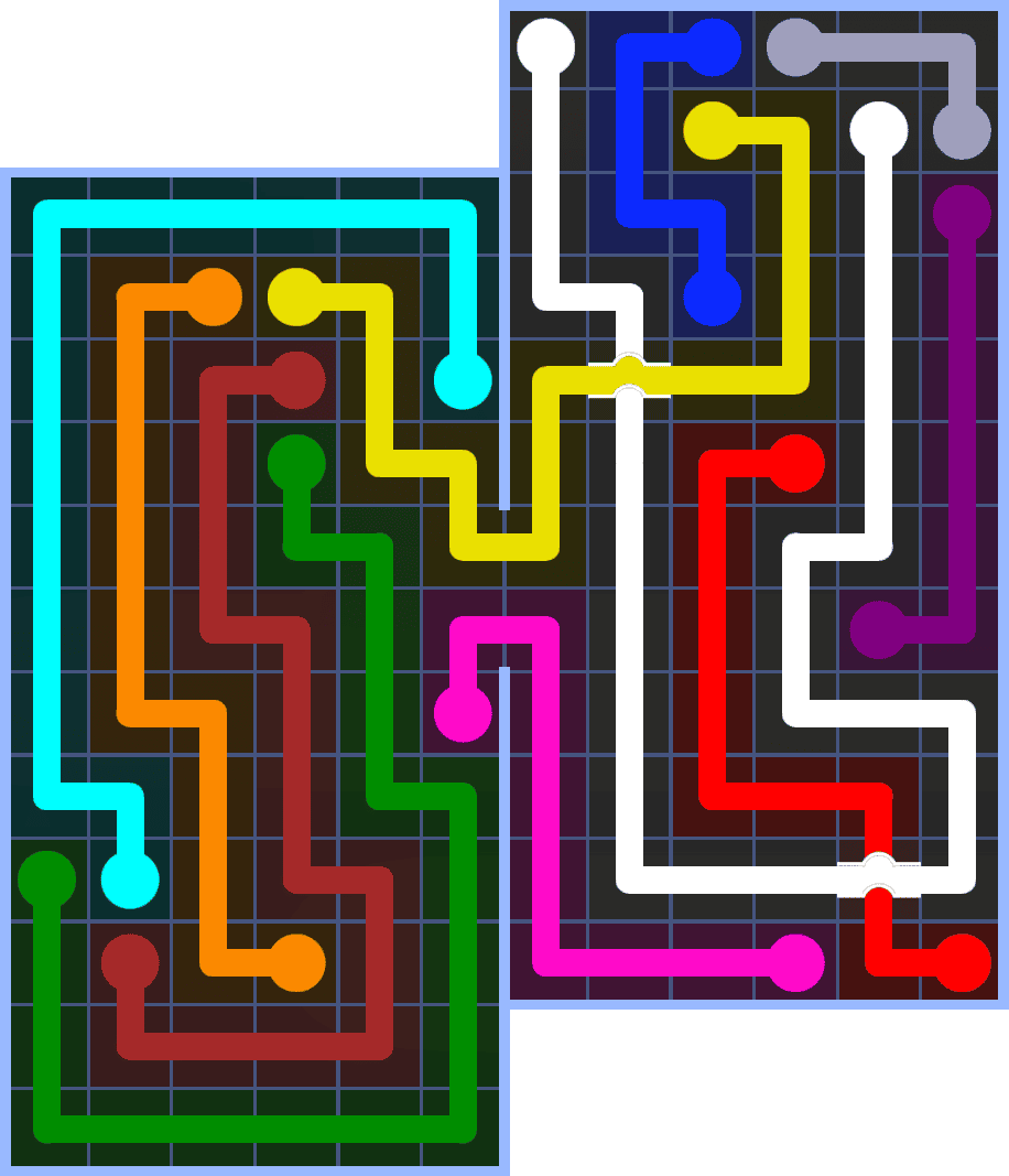 Flow Free 7265 Solution