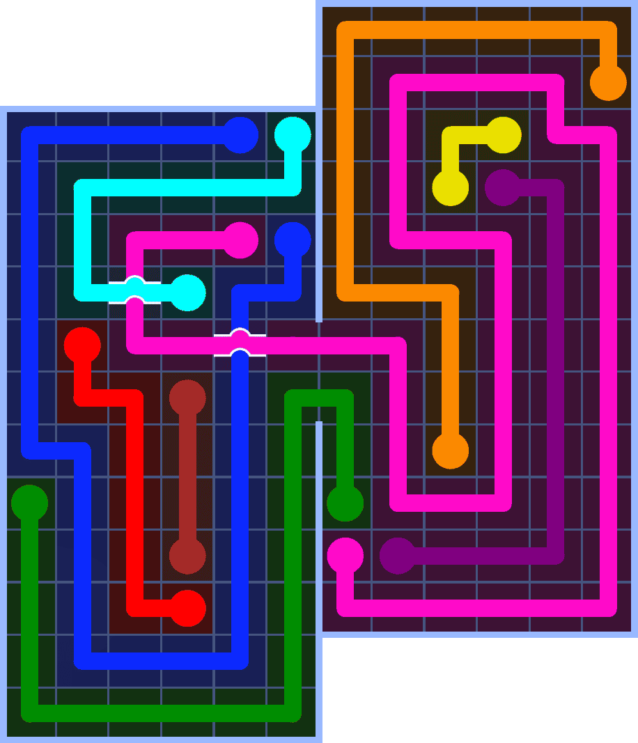 Flow Free 7266 Solution