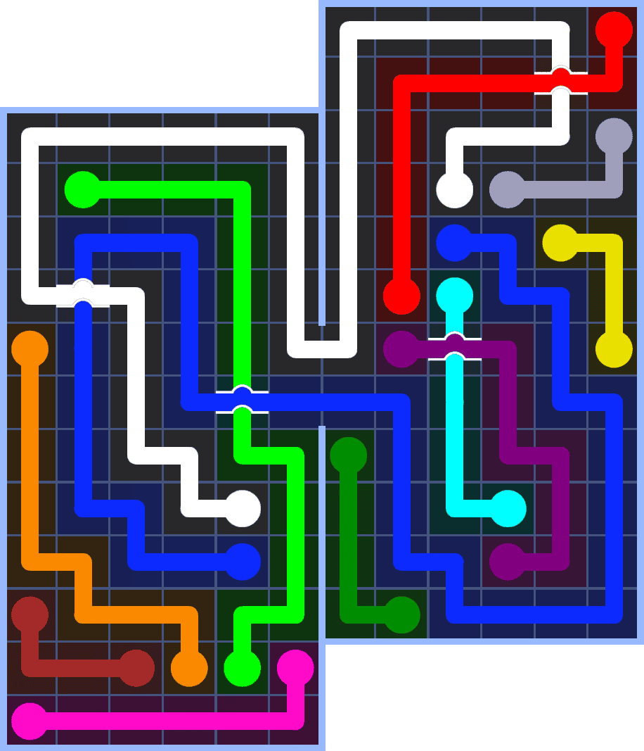 Flow Free 7276 Solution