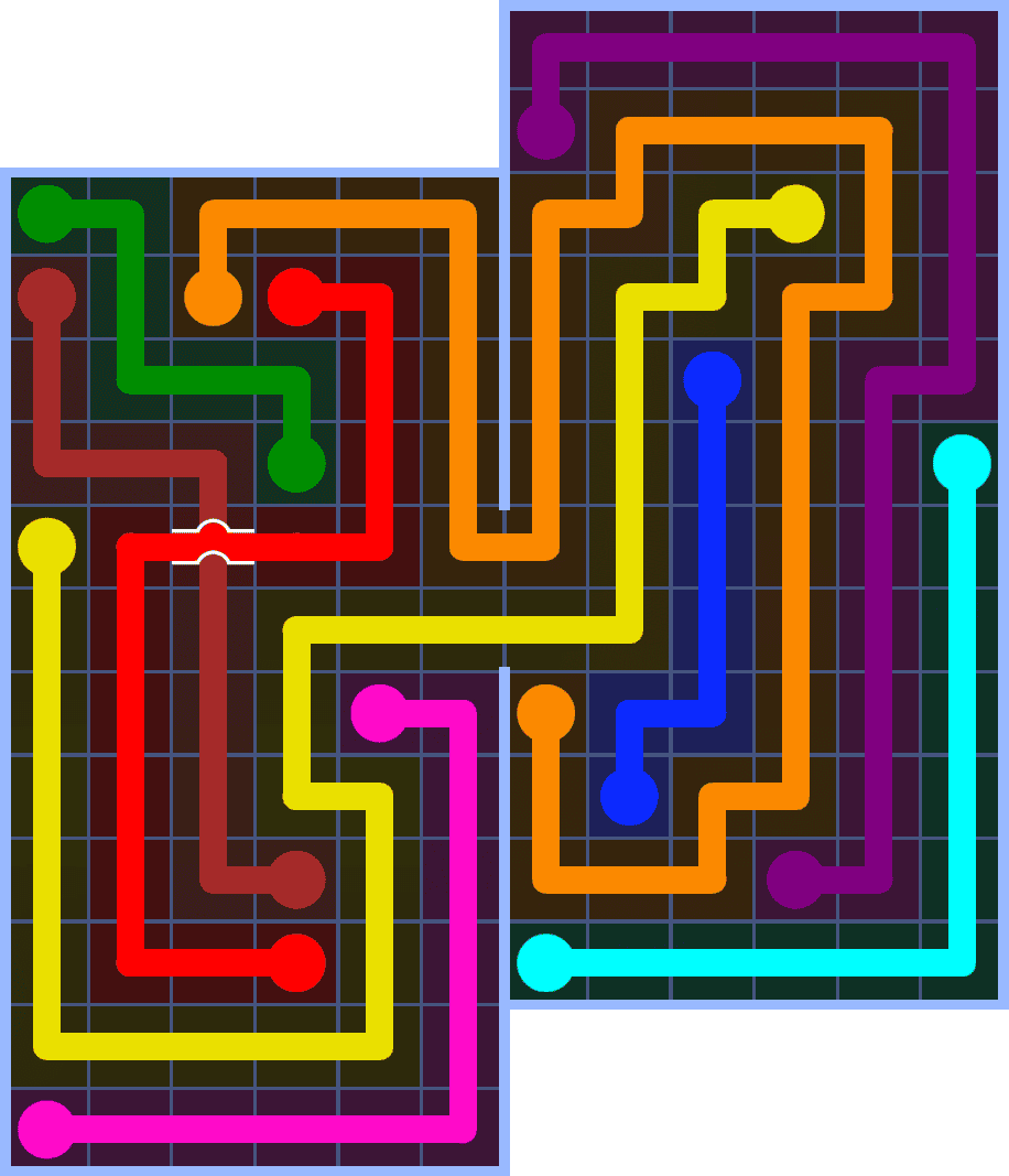 Flow Free 7279 Solution