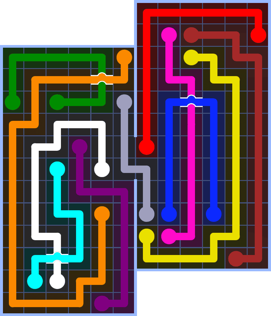 Flow Free 7280 Solution