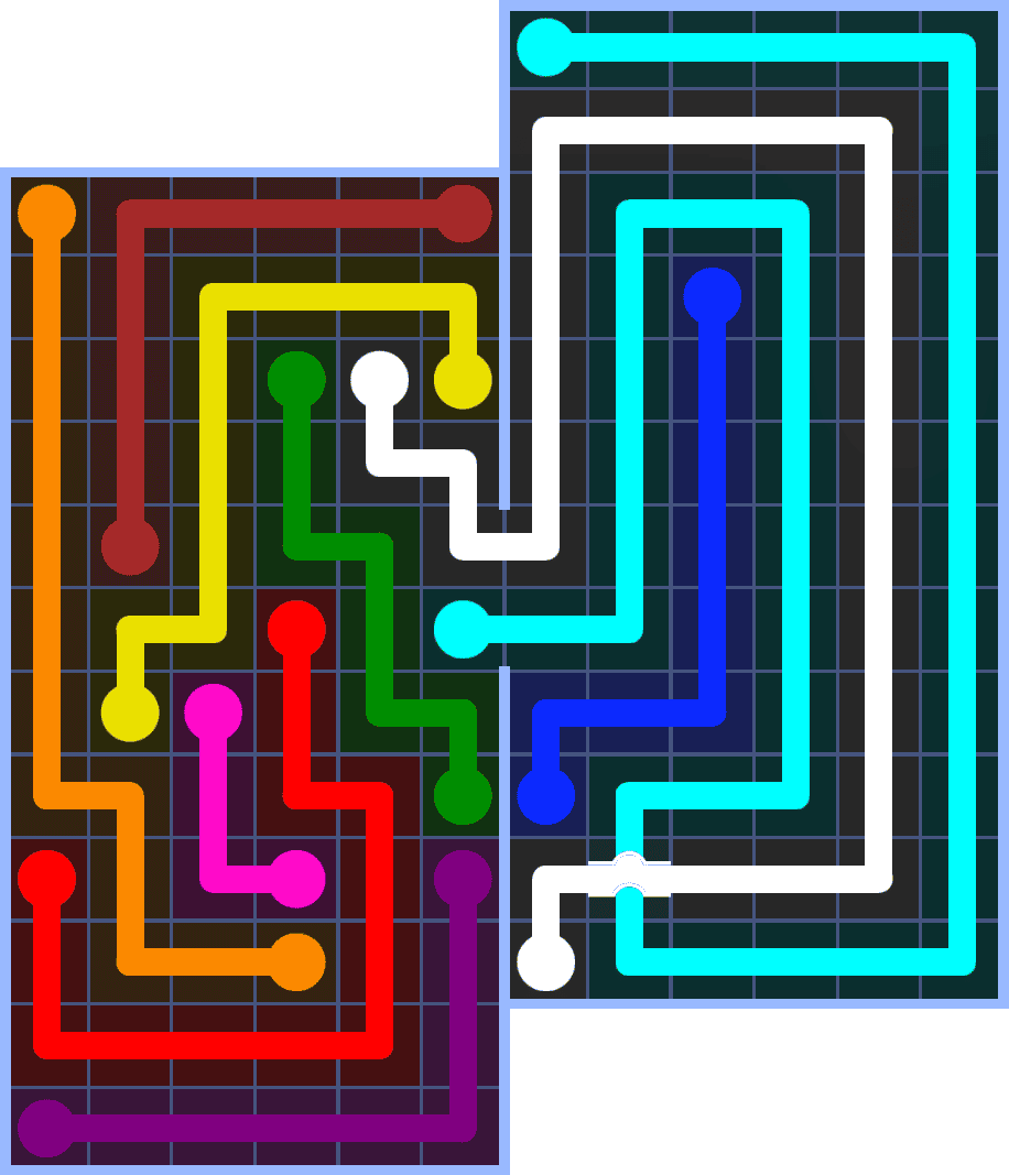 Flow Free 7283 Solution