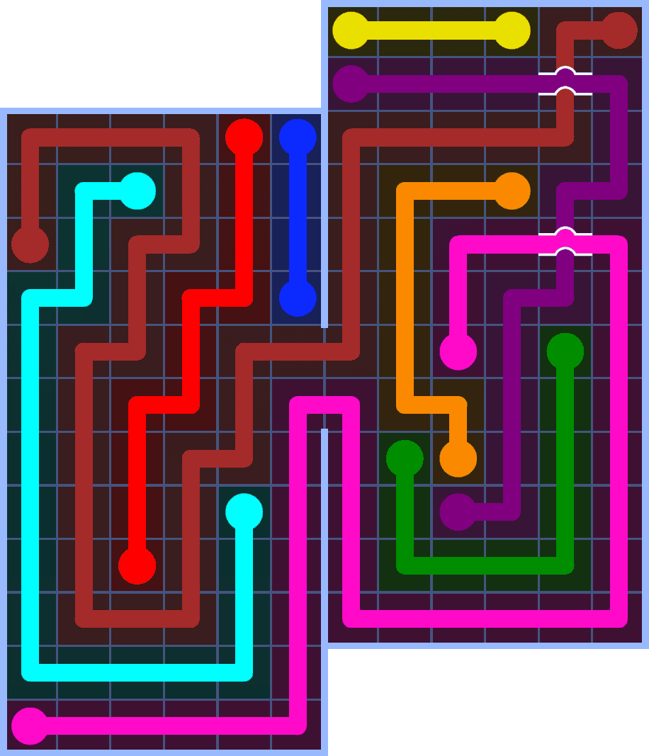 Flow Free 7288 Solution