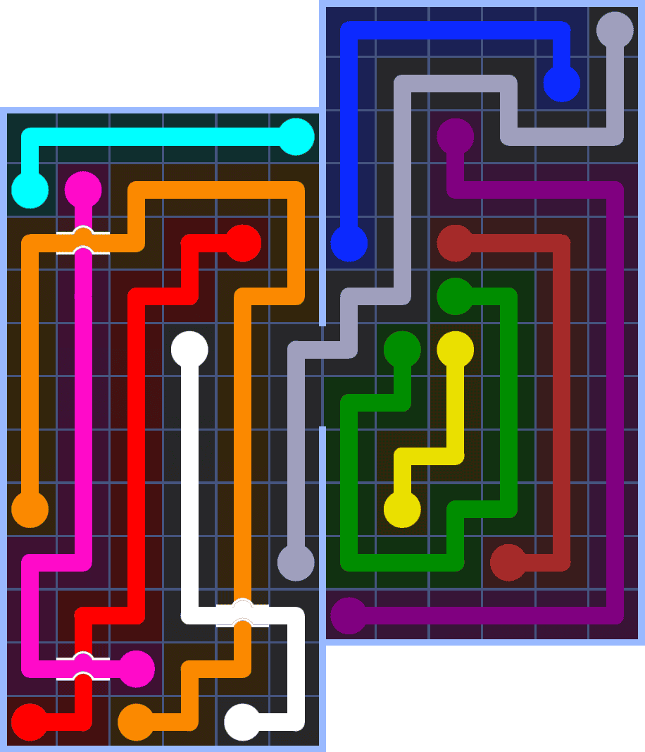 Flow Free 7289 Solution