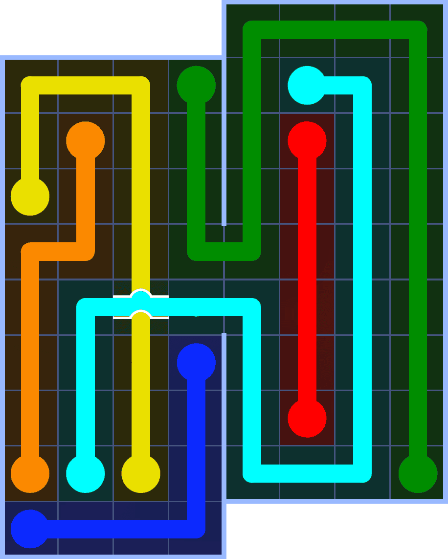 Flow Free 7141 Solution