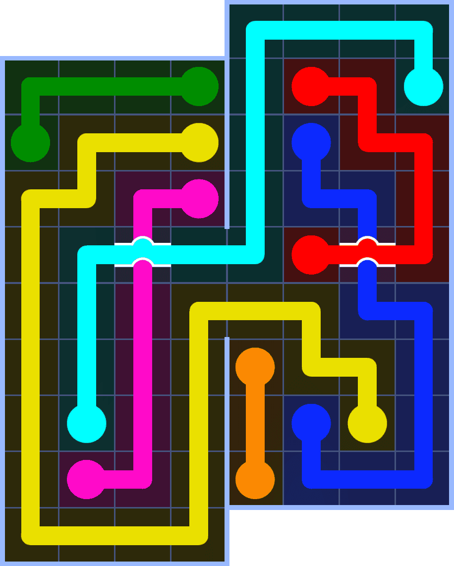 Flow Free 7152 Solution