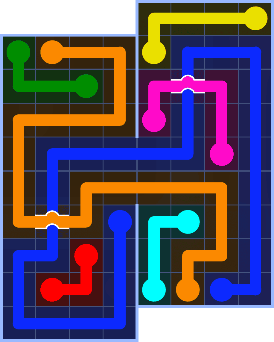 Flow Free 7153 Solution