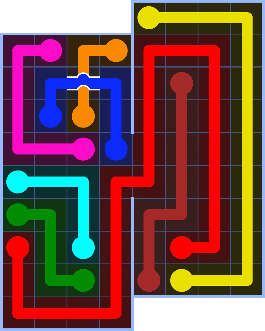 Flow Free 7155 Solution