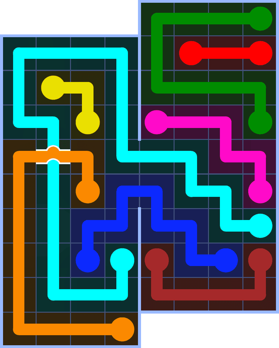 Flow Free 7164 Solution