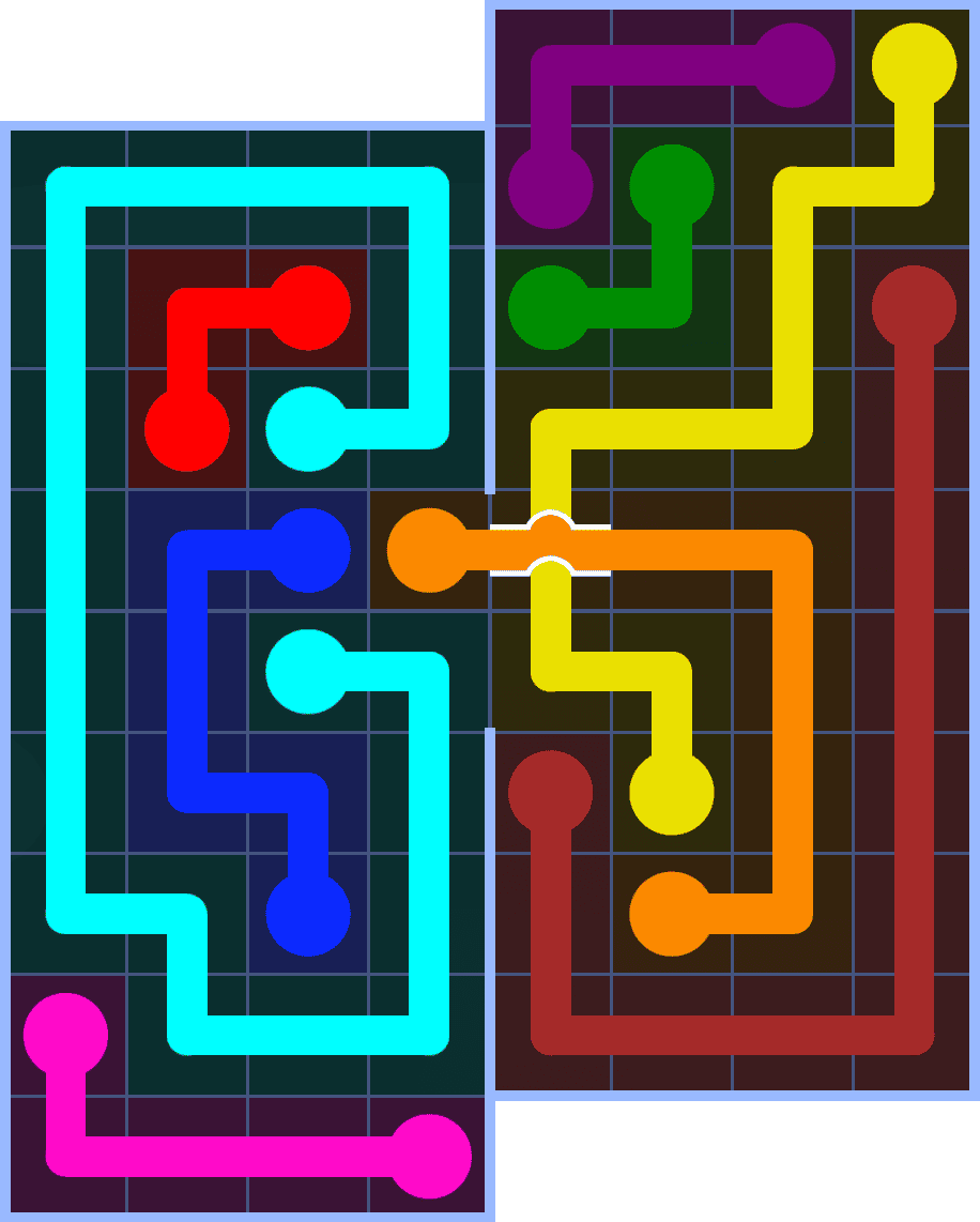 Flow Free 7143 Solution