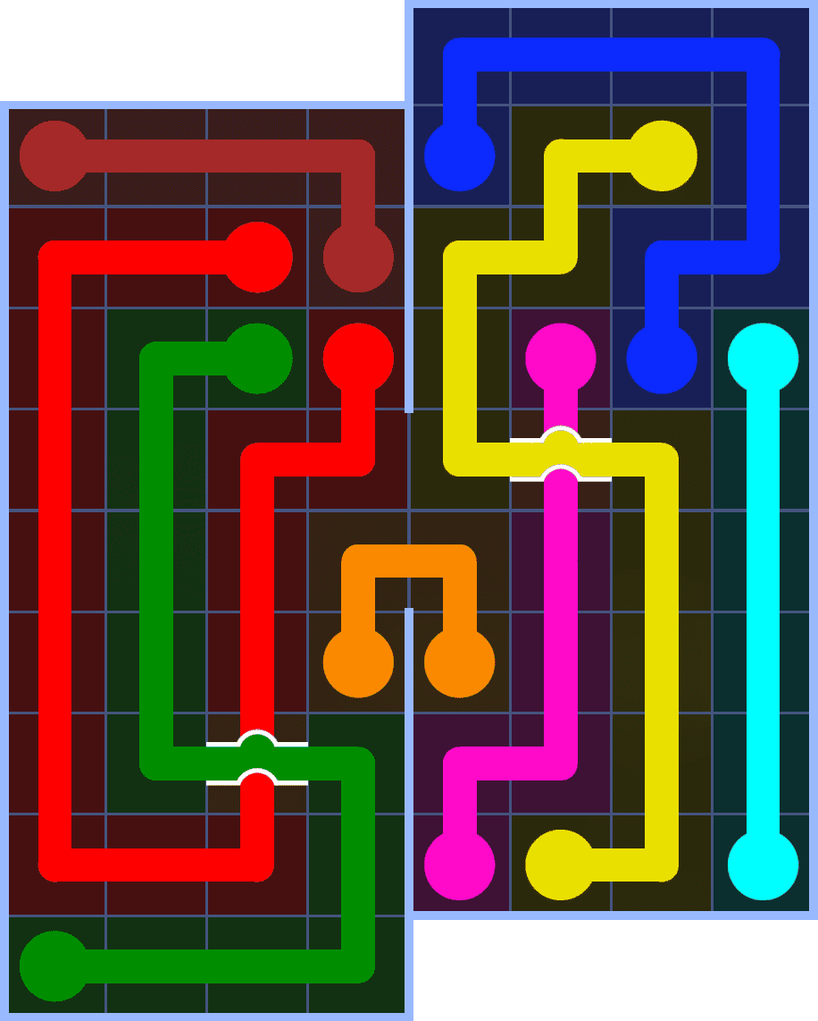 Flow Free 7145 Solution