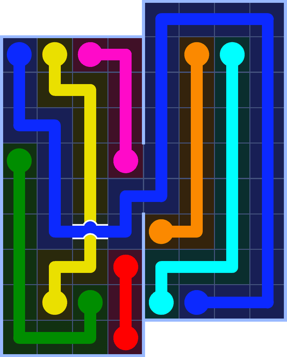 Flow Free 7147 Solution