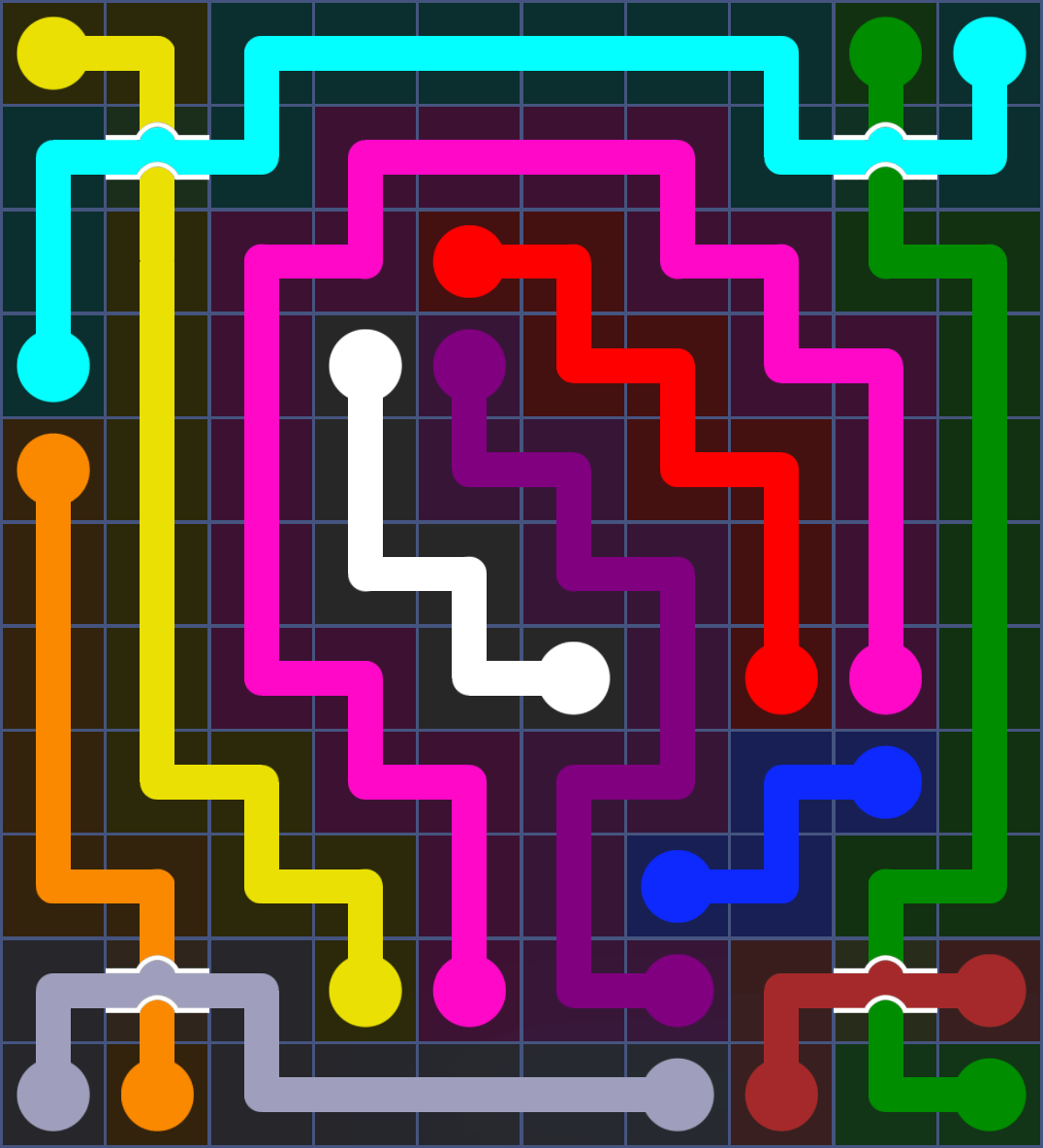 Flow Free 3095 Solution