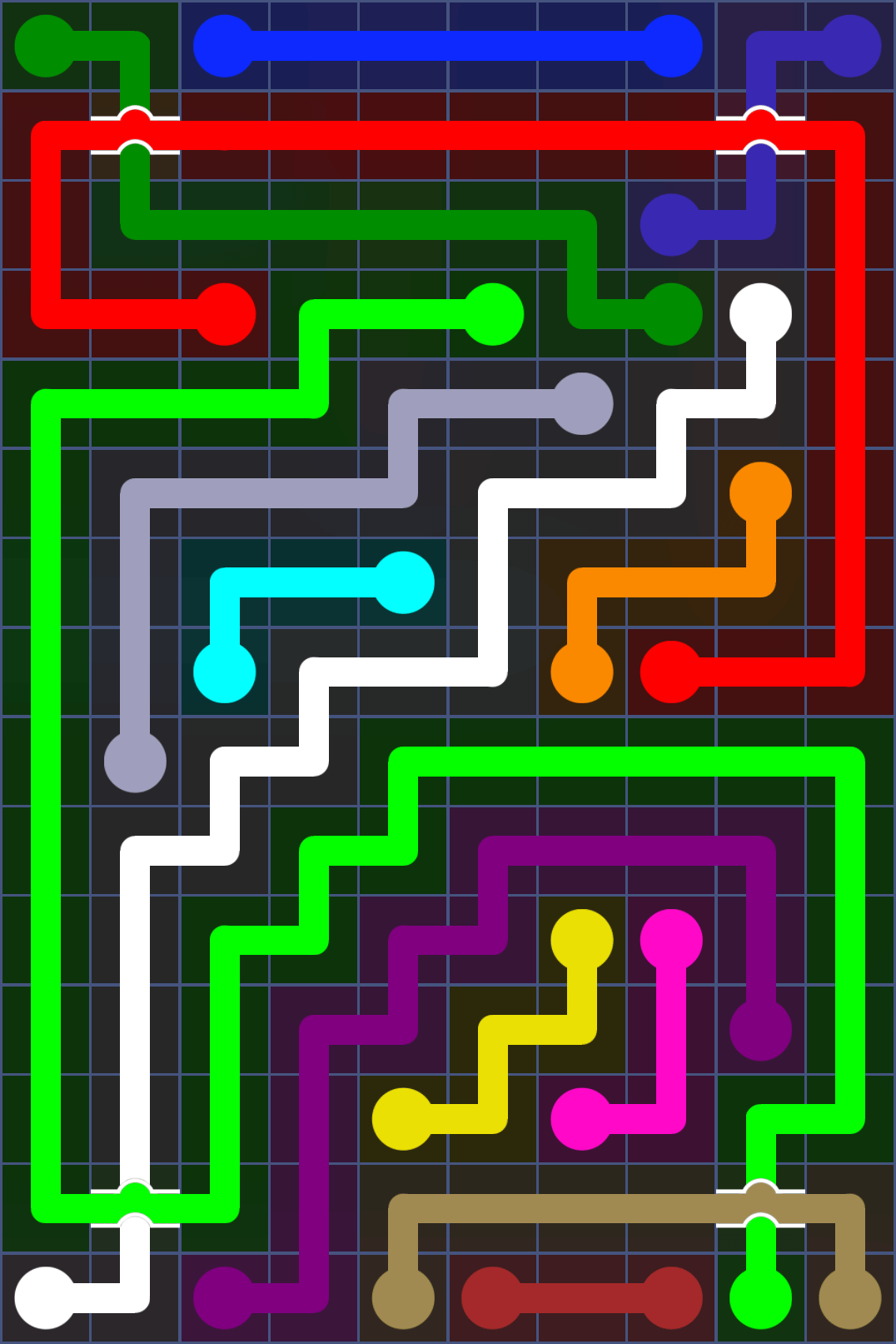 Flow Free 3112 Solution