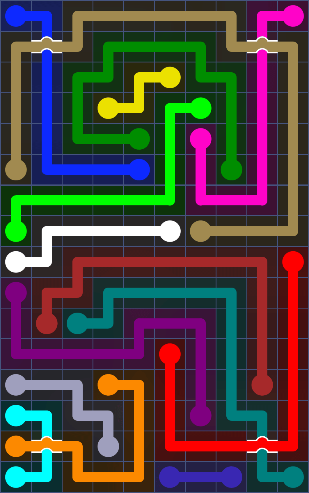 Flow Free 3116 Solution