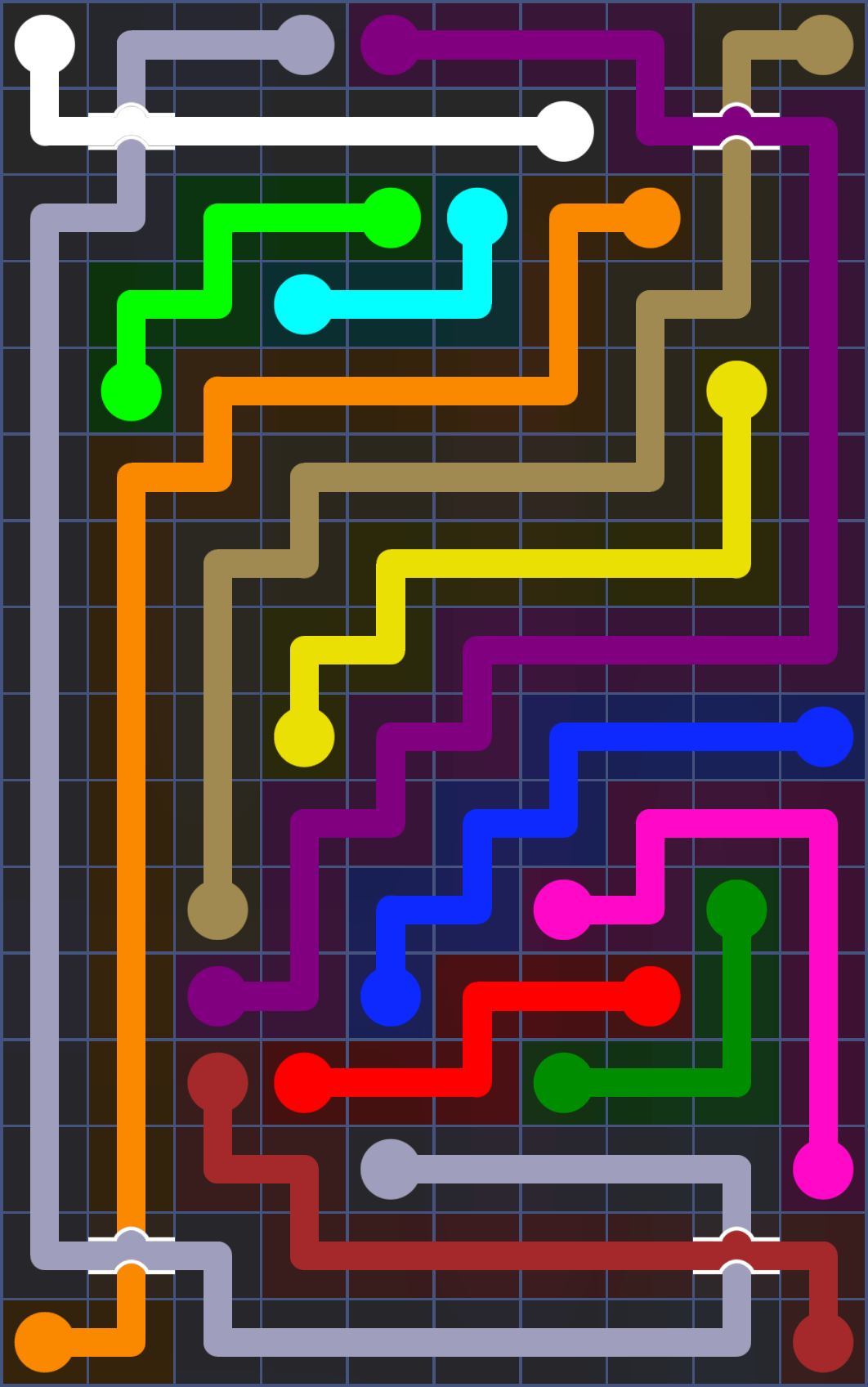 Flow Free 3119 Solution