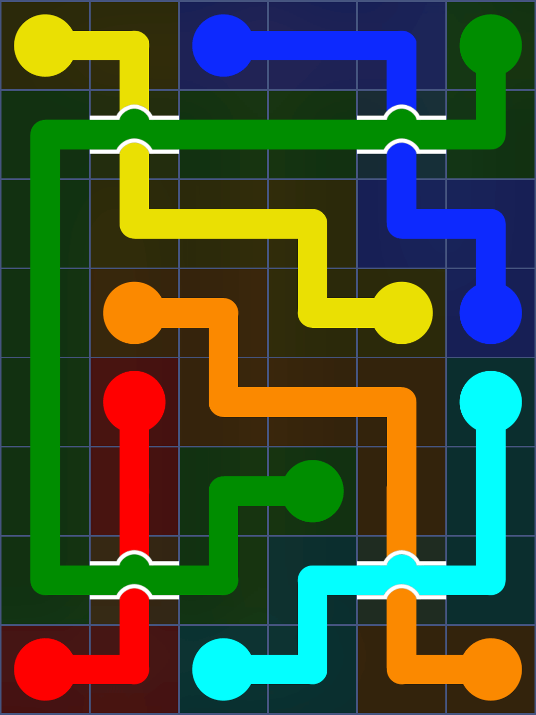 Flow Free 2980 Solution