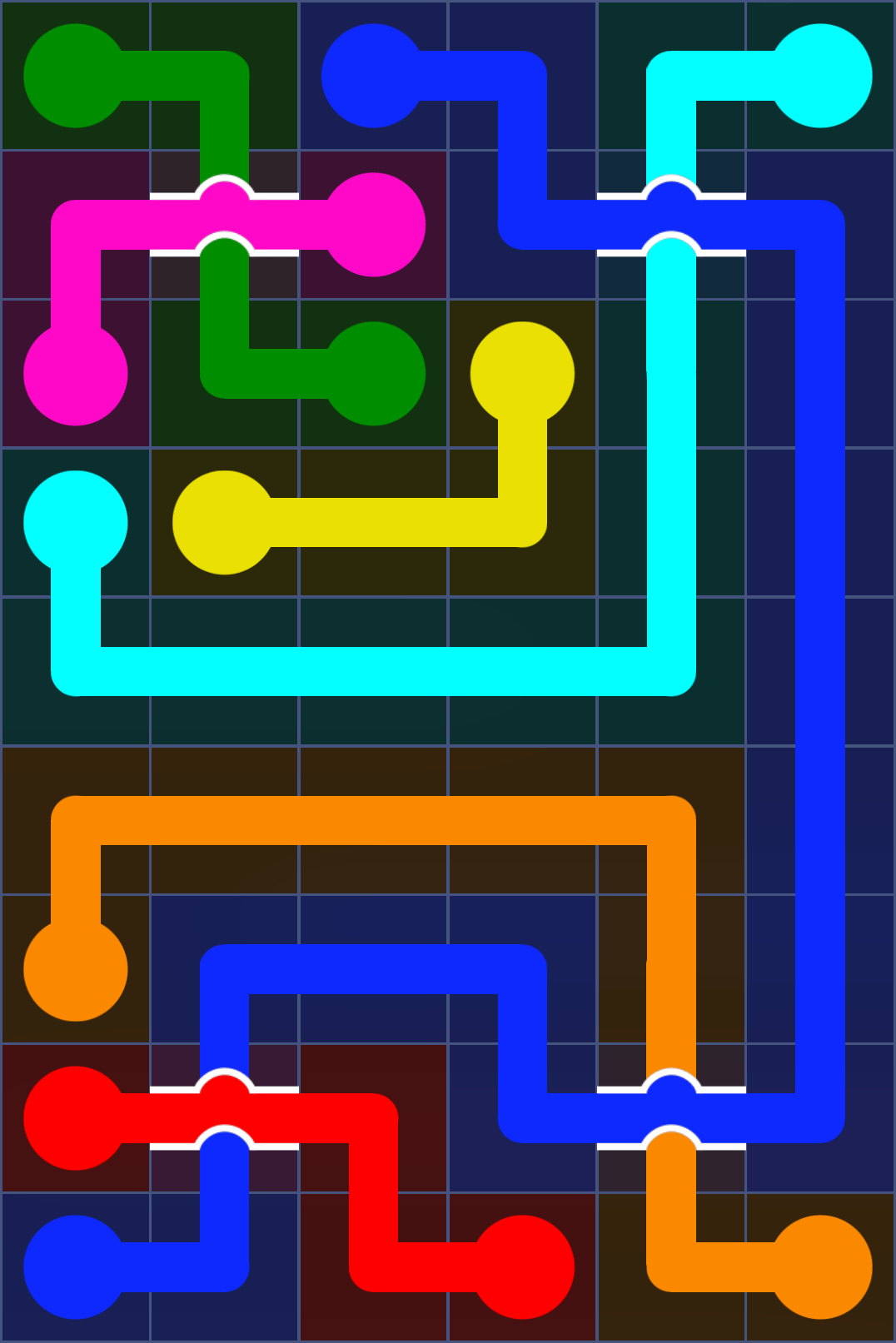 Flow Free 2982 Solution