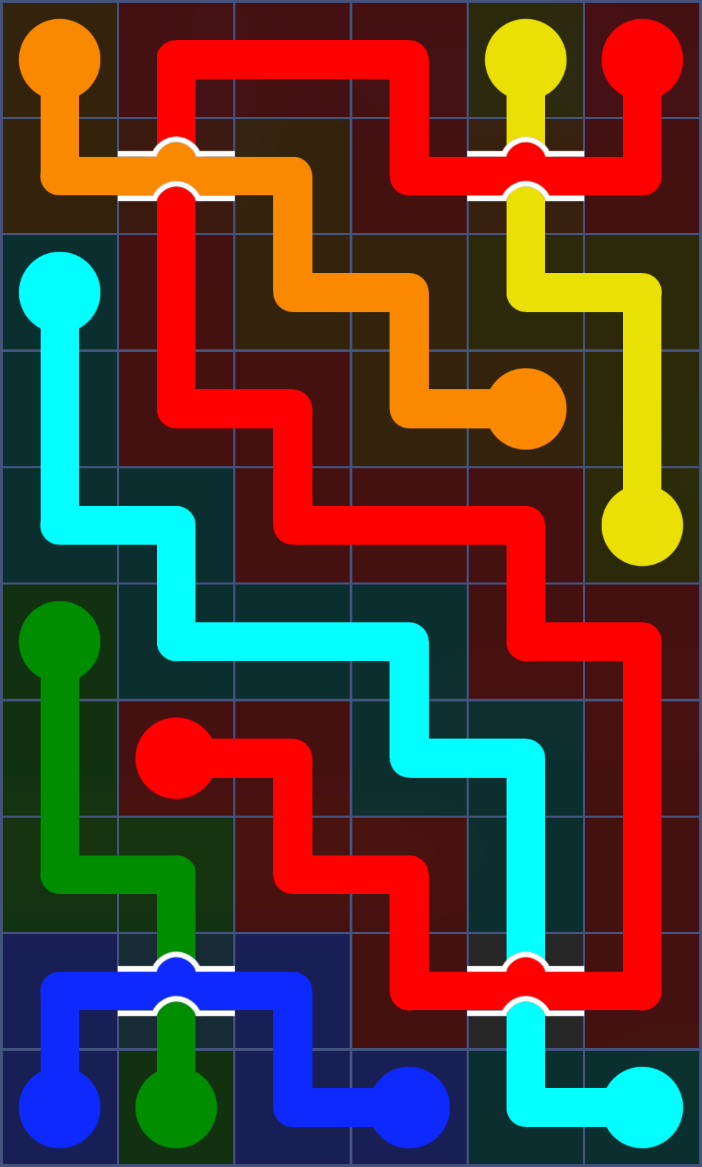 Flow Free 2987 Solution