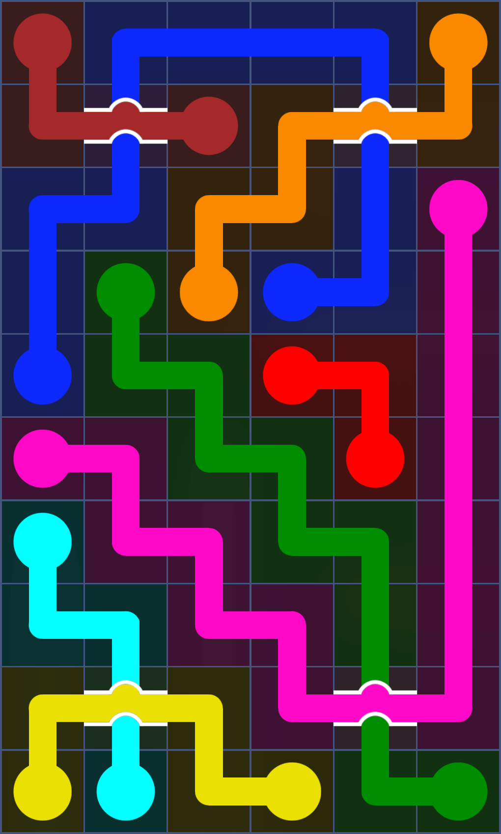 Flow Free 2989 Solution