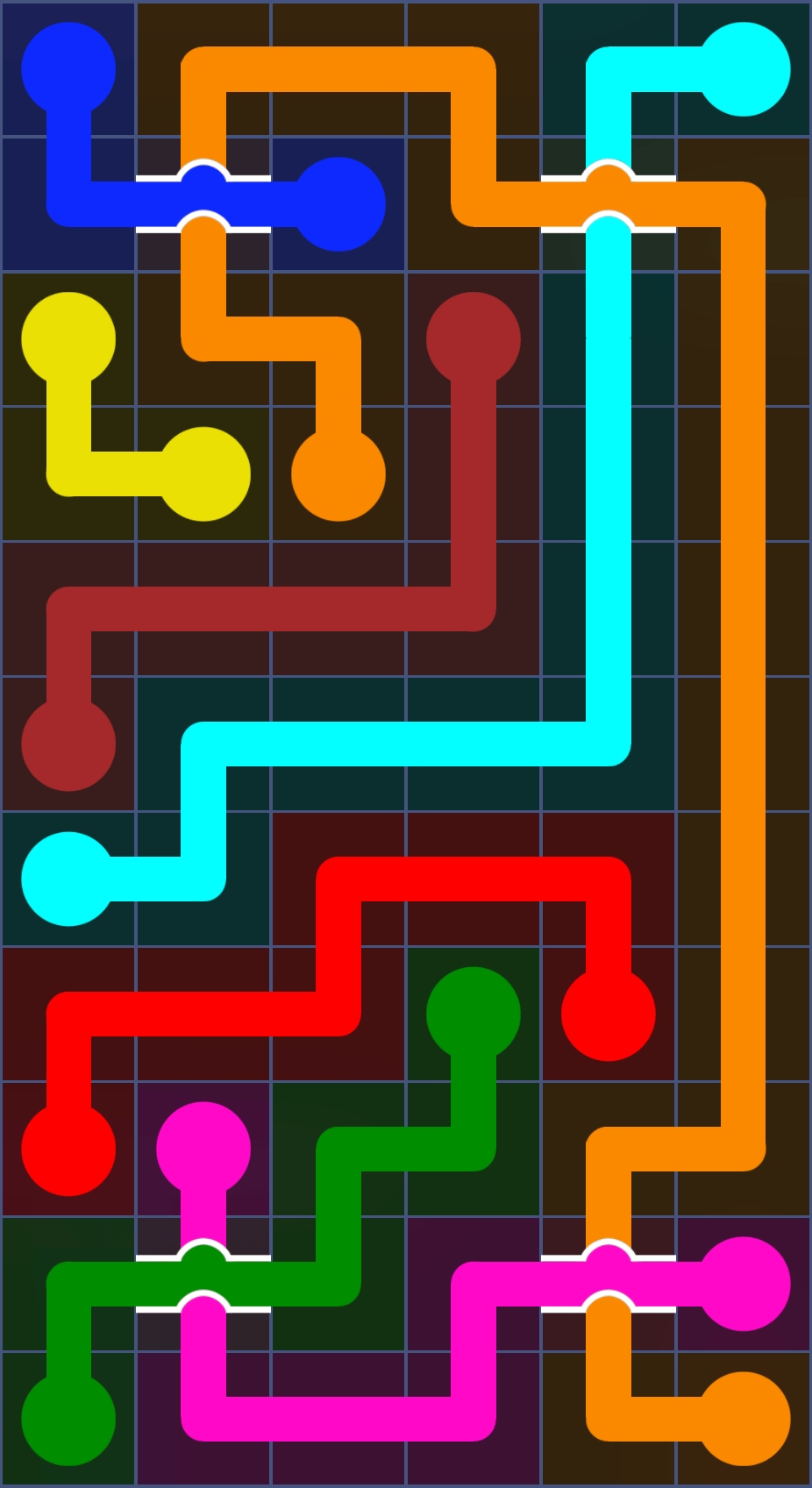 Flow Free 2991 Solution