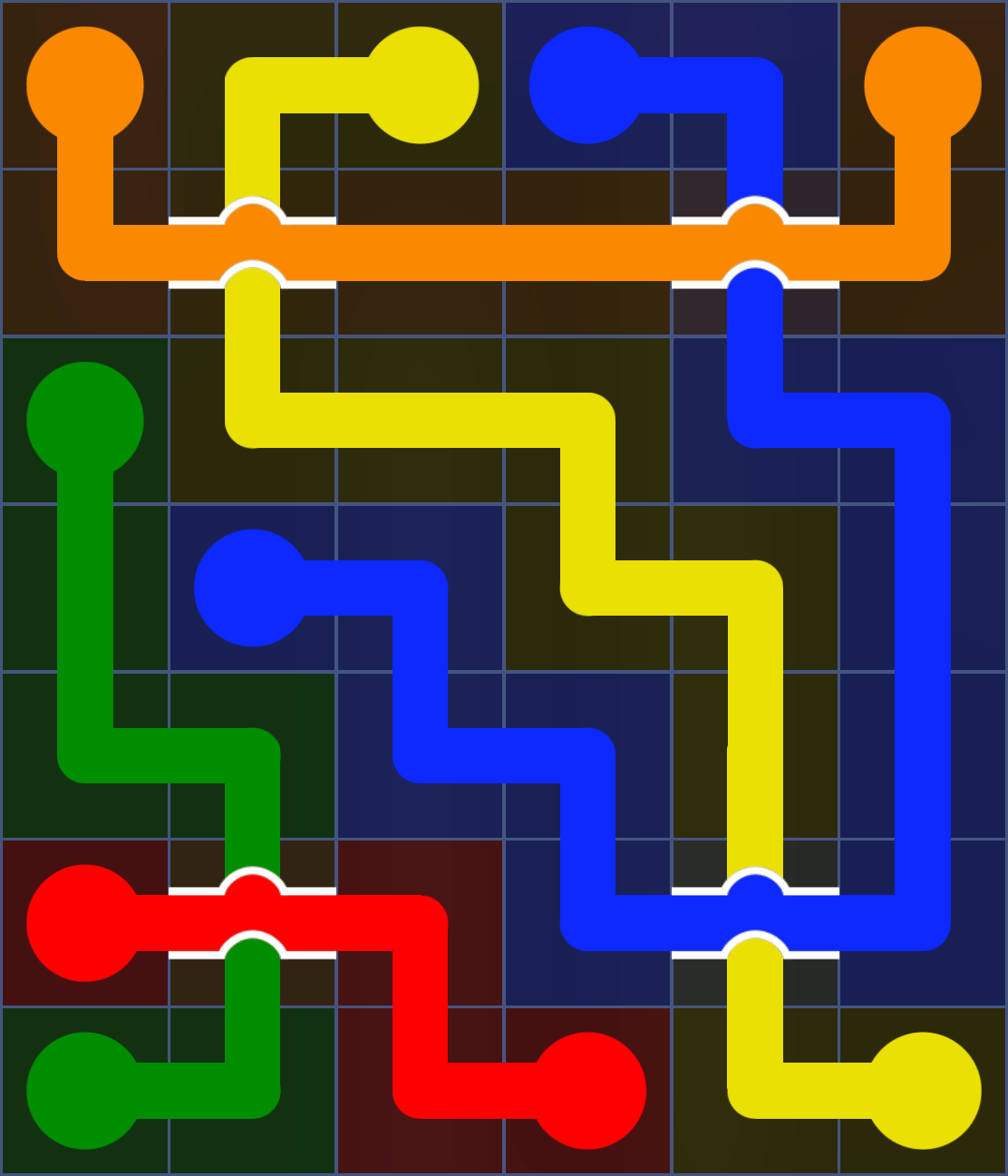 Flow Free 2974 Solution