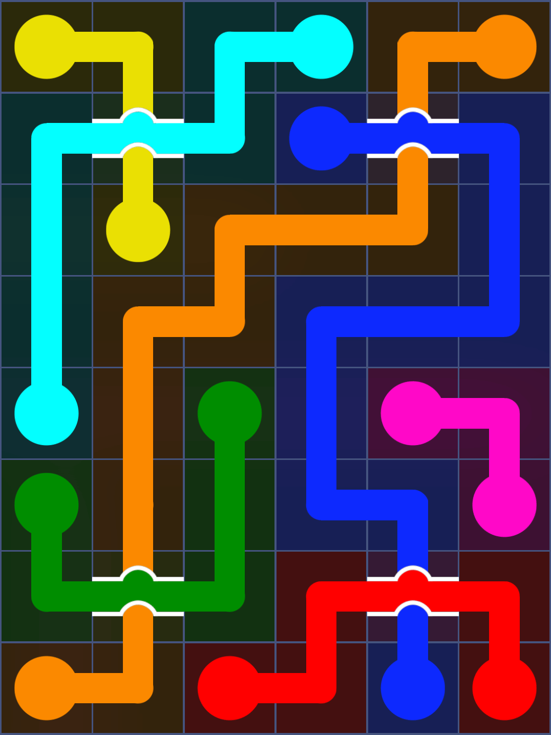 Flow Free 2976 Solution