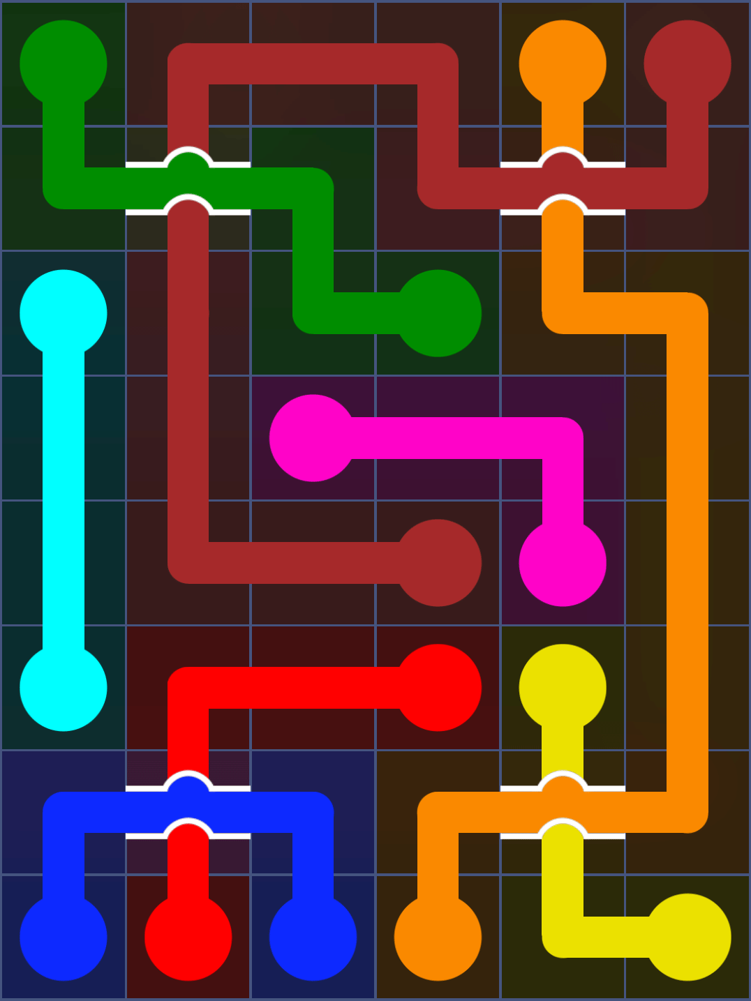 Flow Free 2978 Solution