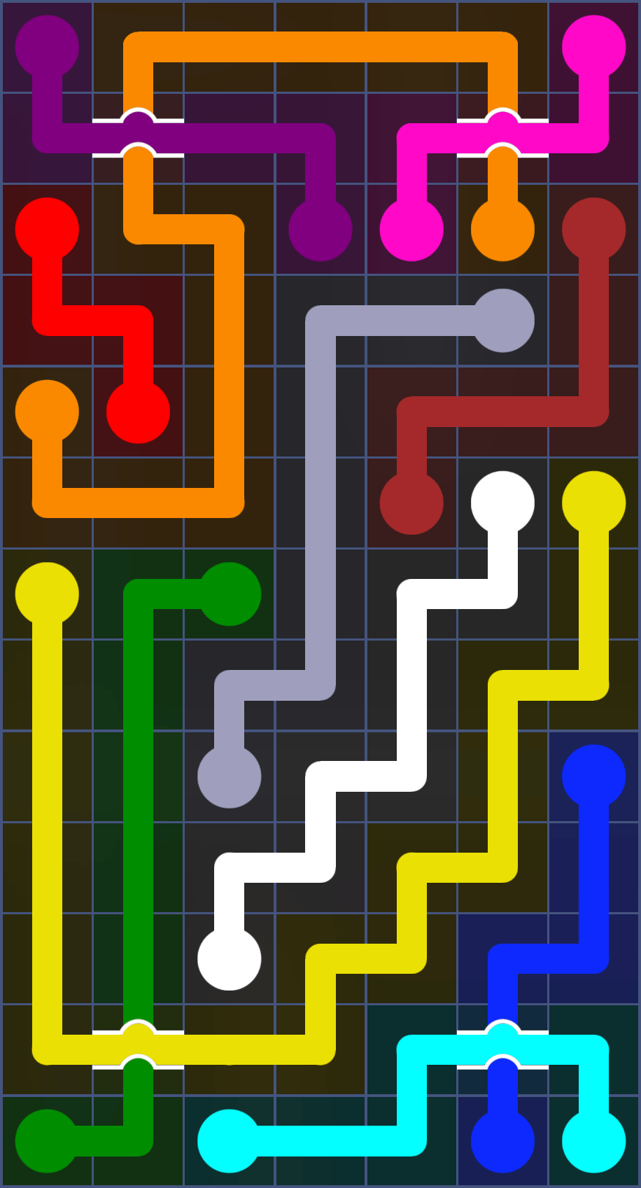 Flow Free 3028 Solution