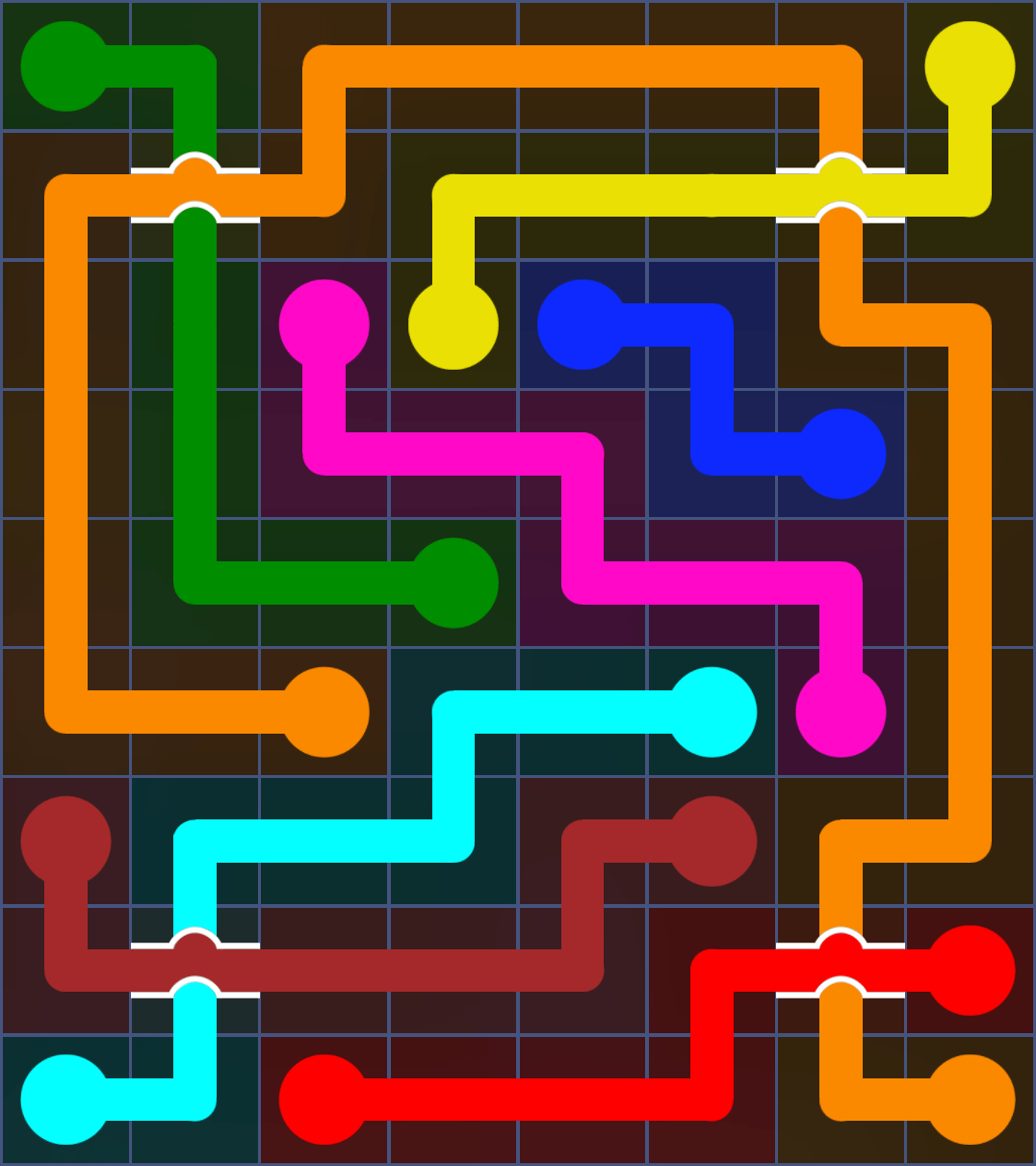 Flow Free 3032 Solution