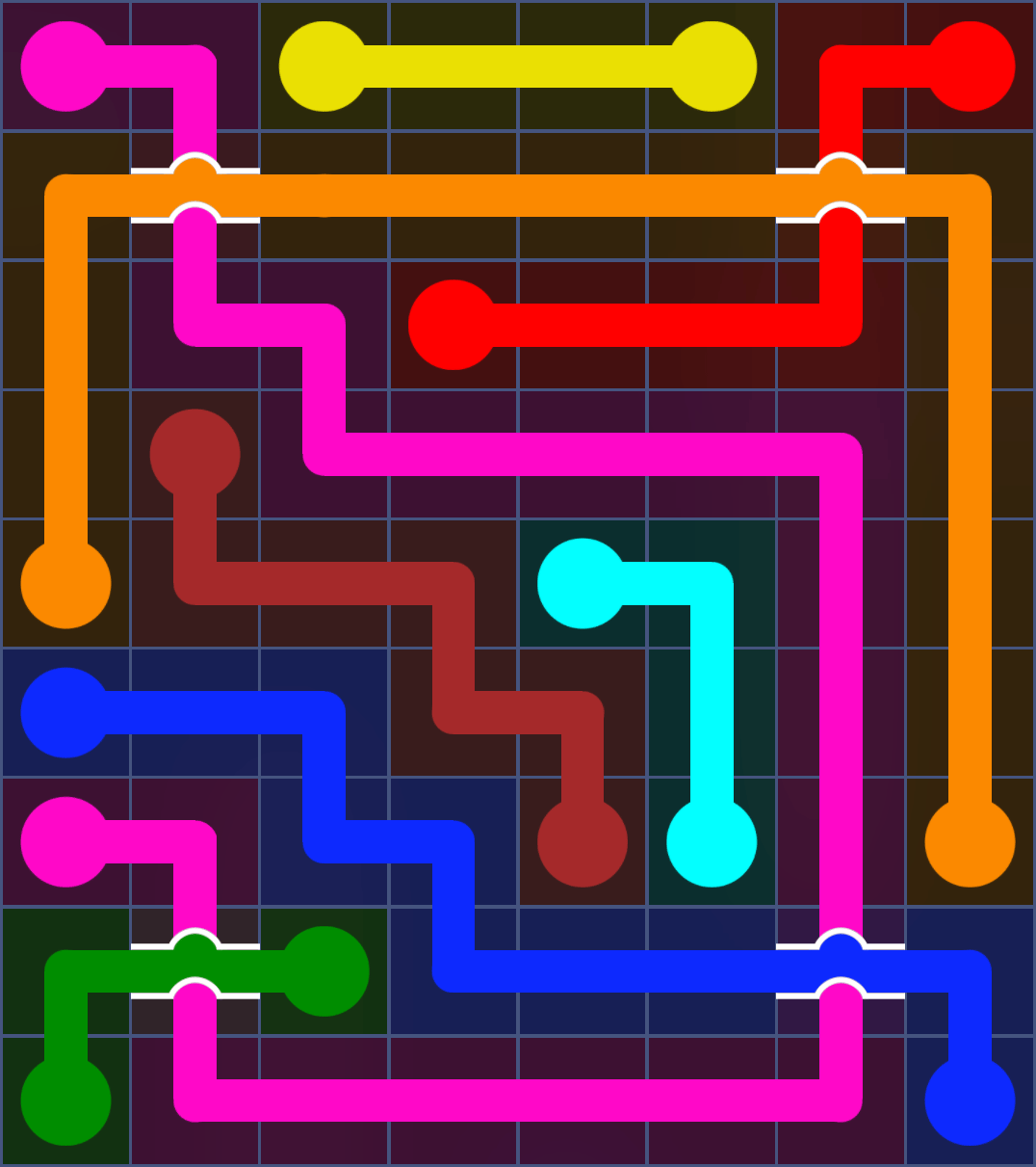 Flow Free 3033 Solution